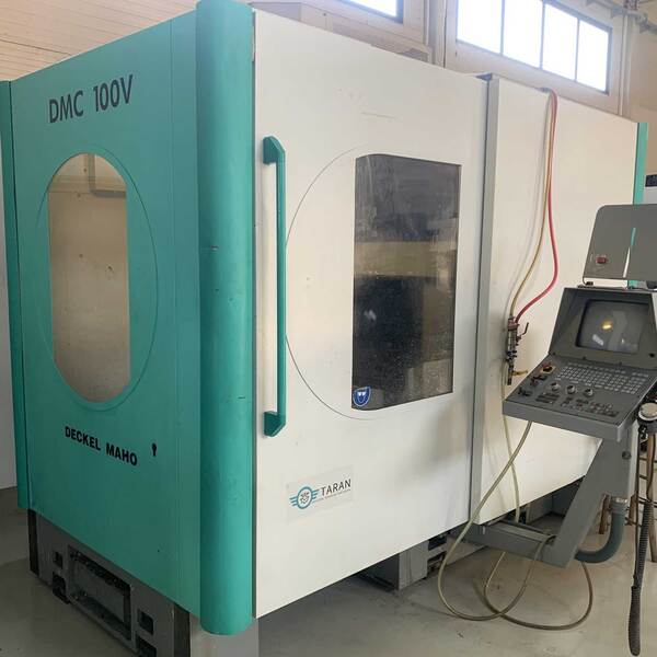 Troosna CNC glodalica DECKEL MAHO DMC 100V
Radna zapremina:
X = 1000 mm, Y = 1000 mm, Z = 500 mm

Obrada:
Čelik, Obojeni metali, Plastika